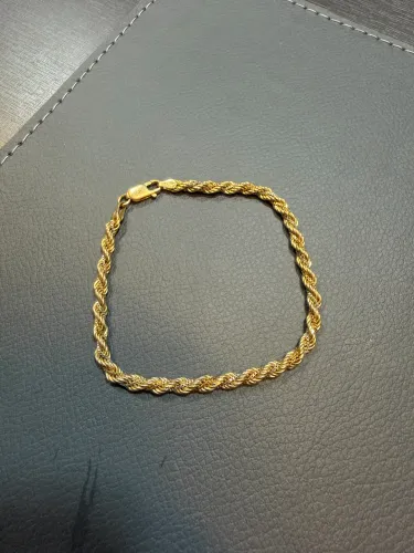 Pulseira de Ouro Cordão Baiano