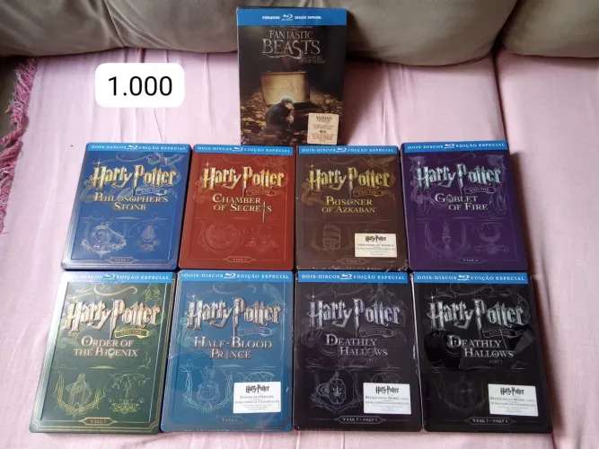 Coleção Harry Potter Steelbook Bluray