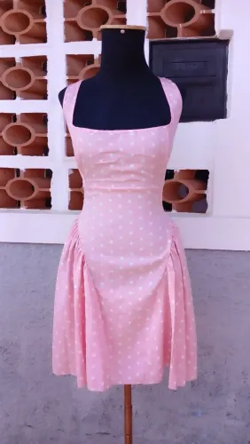 Vestido Rosa Bolinha Novo Sem Uso Shein Plus Size oxl