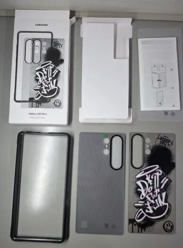 Capa de Telefone S25 Ultra Original - Flipsuit Case Black Samsung
