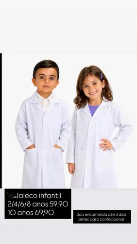 Jaleco infantil