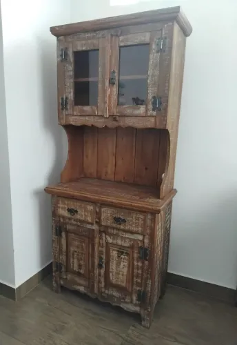 Cristaleira Madeira Demolição