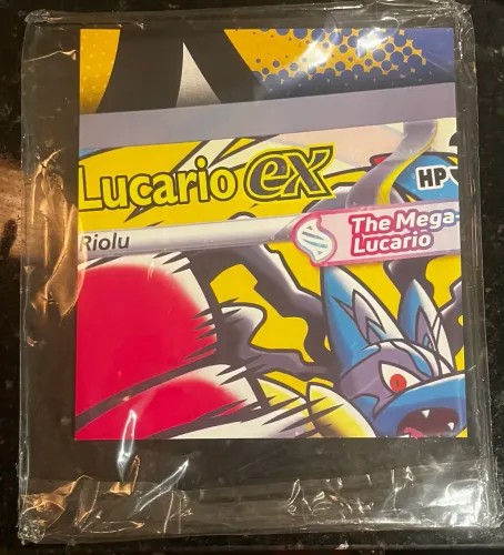 Poster Mega Lucario Ex ( Premium Poster Colleection) APENAS O PÔSTER EM INGLÊS ORIGINAL