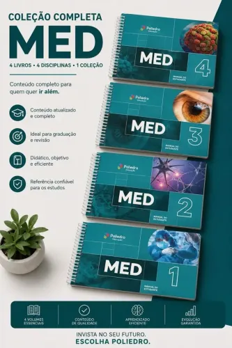 Coleção Completa MED Poliedro (Volumes 1 a 4)
