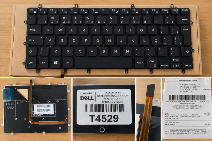 Teclado para Notebook Dell Inspiron na caixa