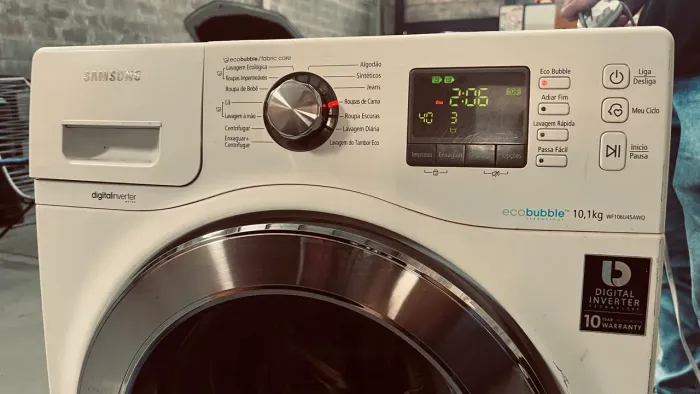 Máquina de lava e seca Samsung ecobubble 10,1kg