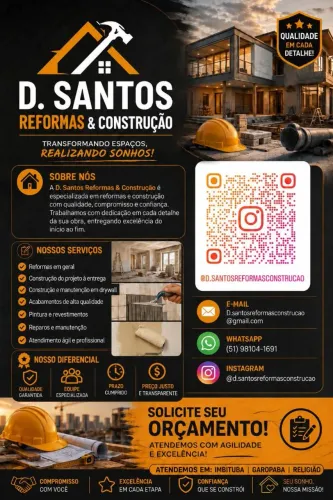 D.SANTOS REFORMAS E CONSTRUÇÃO  