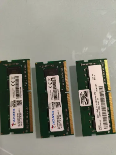 3 pentes memória RAM 8 GB DDR4 3200 MHz (vendo individual também)