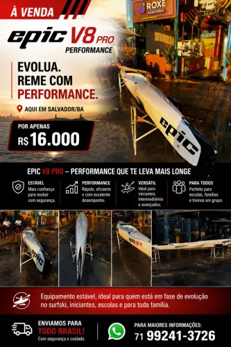 Surfski V8 performance ( Salvador-Ba)