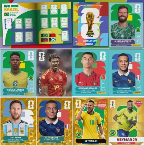 ? COPA 2026 INSANA! +900 FIGURINHAS ATUALIZADAS PRA IMPRIMIR E COLECIONAR ?