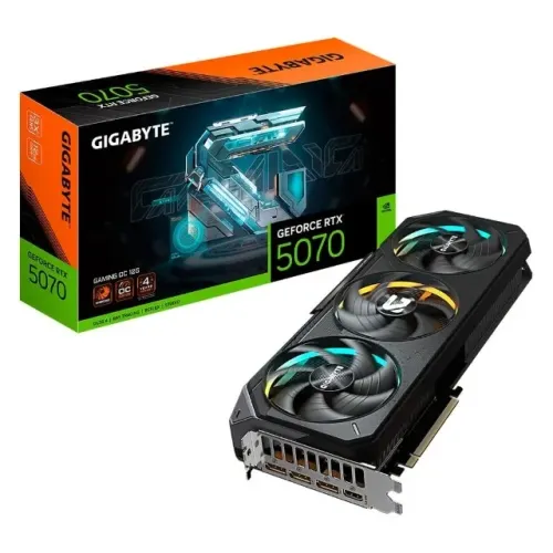 Placa de Vídeo Gigabyte RTX 5070 GAMING OC 12GB RGB [Lacrada com 3 anos de garantia]