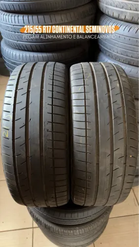 2 PNEUS 215/55 R17 CONTINENTAL
