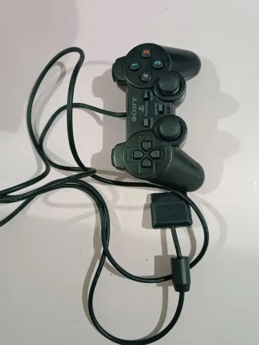 Controle Manete Dualshock 2 Playstation 2 (ps2) Série A Black