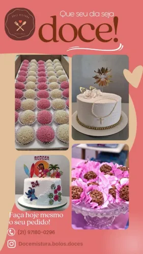Bolos decorados e docinhos 