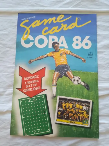 Álbum Game Card Copa do Mundo 1986 Multi Editora