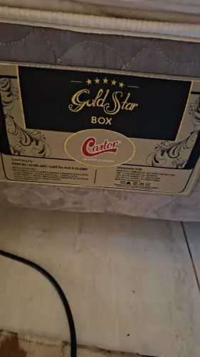 Cama box king Castor espuma duplo pilow