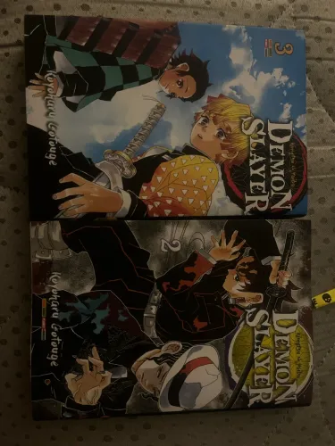mangá demon slayer vol. 2 e 3