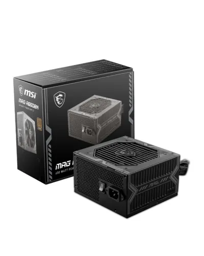 Fonte MSI MAG A650BN, 650W, 80 Plus Bronze, PFC Ativo, Black, MAG A650BN