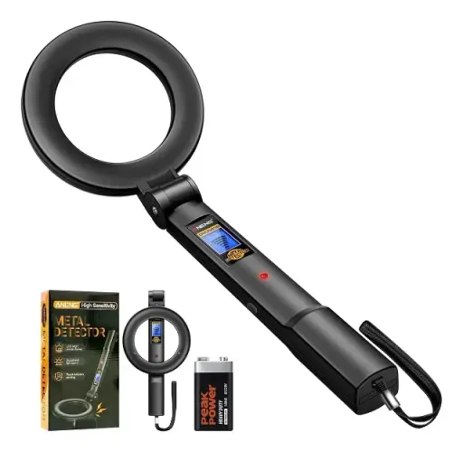 Detector De Metais Aneng Dm3005b Com Luz Led Portátil