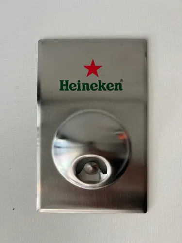 Abridor e Imã de geladeira HEINEKEN - 25cm x 13cm