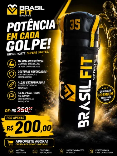Saco de Box Brasil Fit