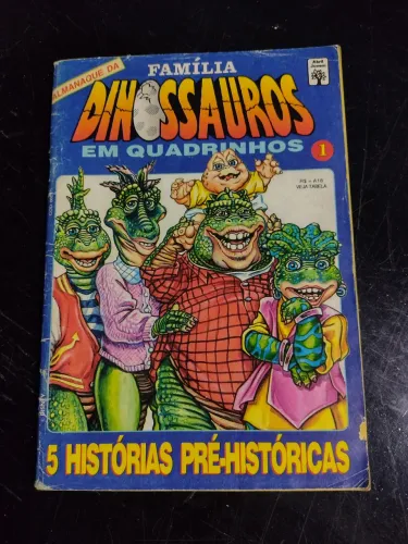 Revista Gibi Família Dinossauros 