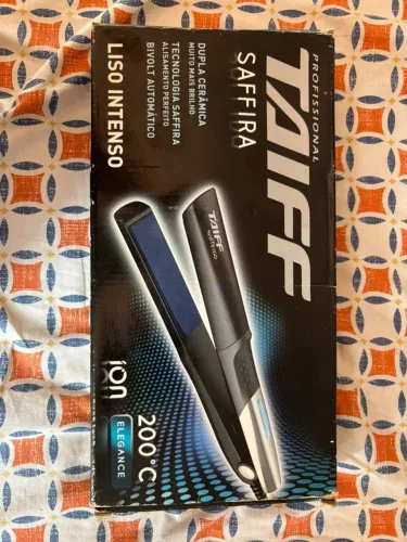 Prancha alisados de cabelo Taiff Safira profissional