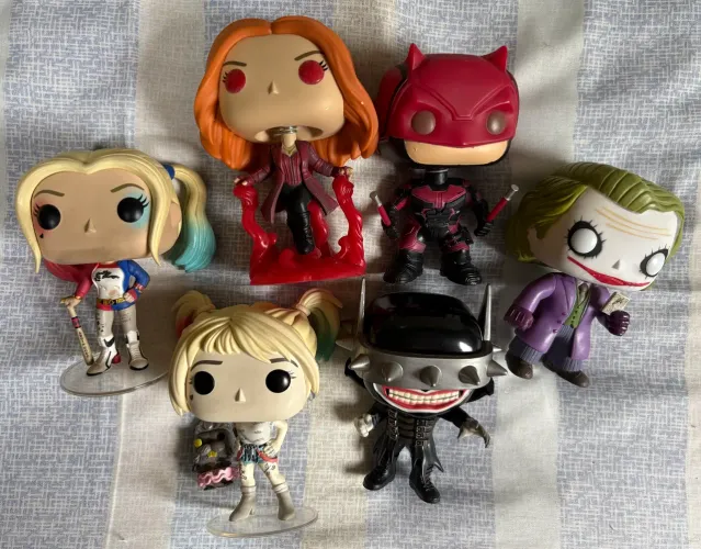 Funko pop DC e Marvel