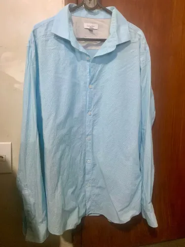 Camisa Calvin Klein Tam XL (GG) Azul