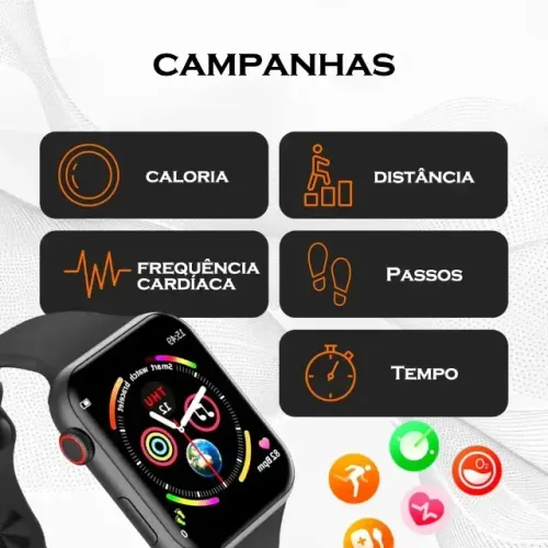 Smartwatch S20 Pro Max Série 9 48mm C/7 Pulseiras