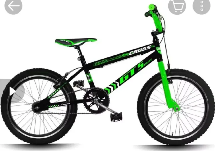 Bicicleta usada de 16 polegadas, bem conservada.