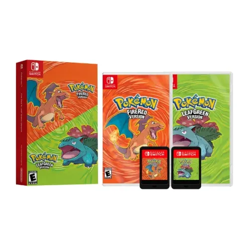 Pokémon Fire Red & Leaf Green DOUBLE PACK ITEM DECORATIVO mídia física para COLECIONAR
