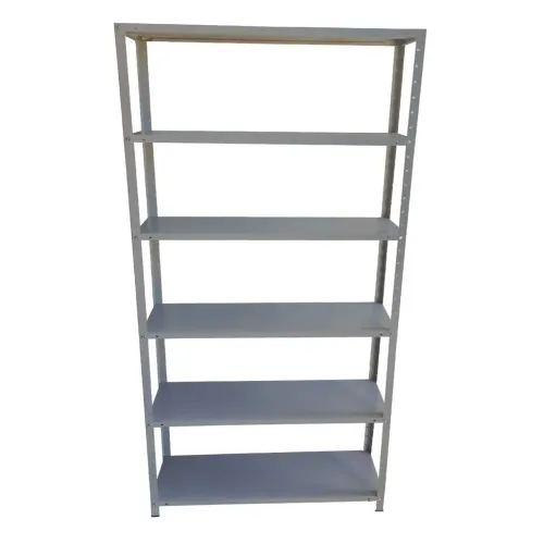 Estante em Aço 6 Prateleira Cinza 198x92x30 cm C/ Reforço