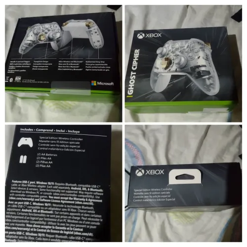 Controle Xbox Edição Especial GHOST CIPHER Lacrado Raro