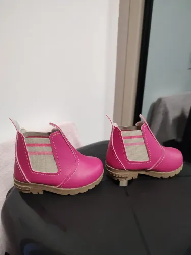 bota botina infantil bebê feminina número 19