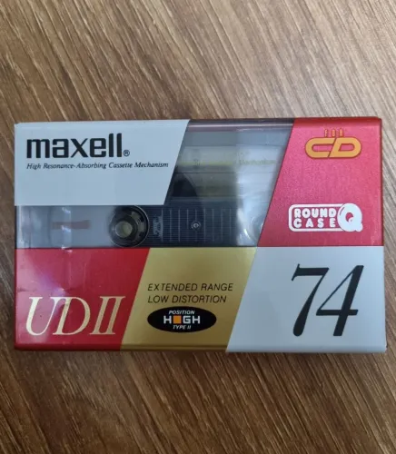 Fita k7 cassete MAXELL UD II 74