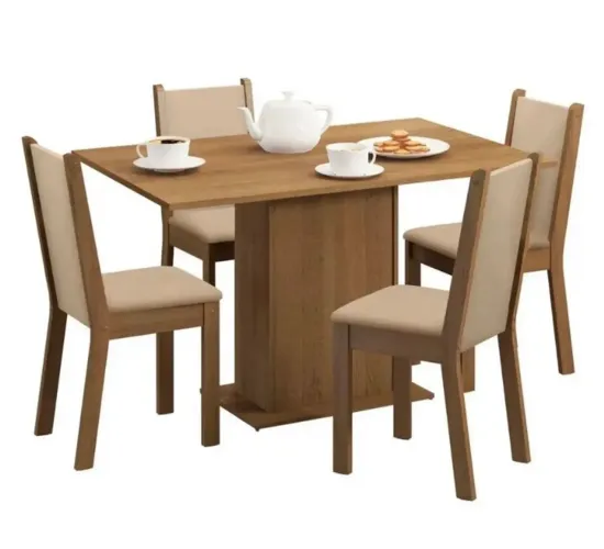 Mesa com 4 cadeiras