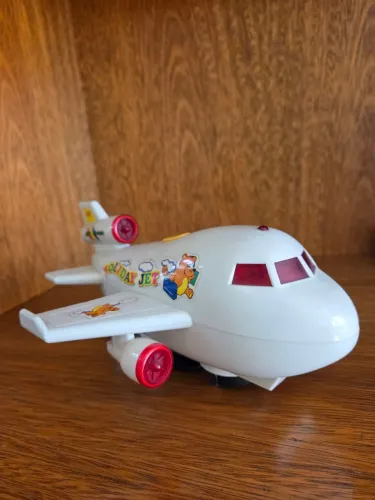 AVIÃO DE BRINQUEDO ,HOLIDAY JET , NO ESTADO QUE SE ENCONTRA ! ÓTIMO !