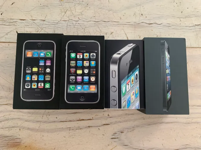 iPhone lote de caixas vazias com manual
