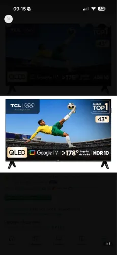 Vendo televisão 43