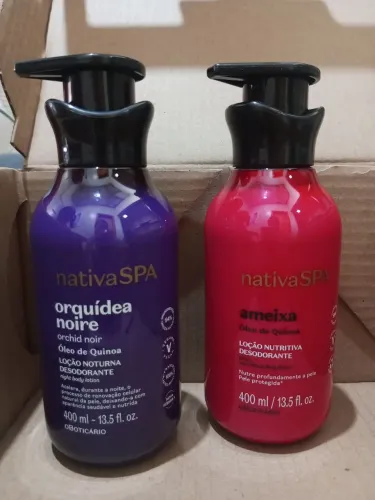 Hidratante O'boticário Nativa SPA Disponíveis ?