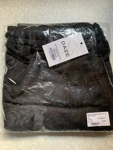 BERMUDA PLUS SIZE MOLETINHO- G 5 PRETA