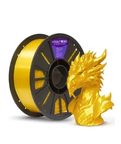 Filamento Pla Dourado V-silk 1kg Para Copa Do Mundo 2026
