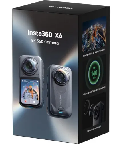Camera Insta360 X6 - Lançamento em até 10x sem juros!