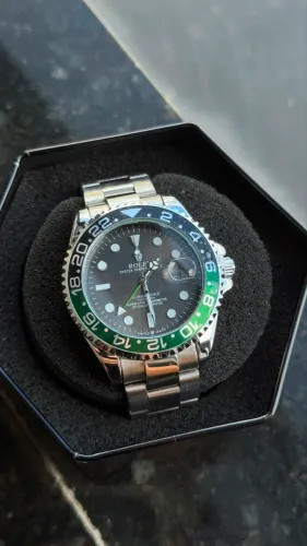 Relógio Rolex submarine série prata
