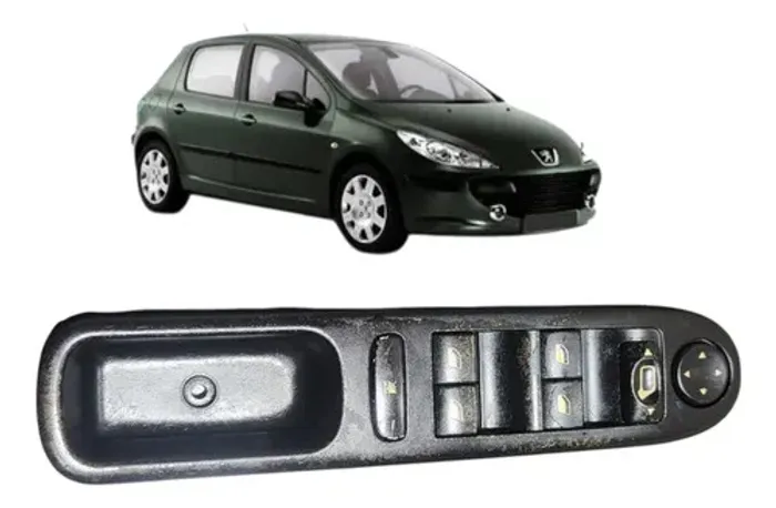 Botão Vidro Elétrico Diant Esquerdo Peugeot 307 Hatch 2008