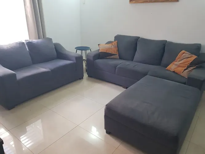 CONJUNTO DE SOFÁ COM CHAISE 