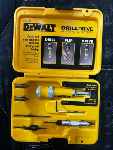 Kit Bits Escariador Dewalr Brocas Troca Rapida 8pçs Dw2730