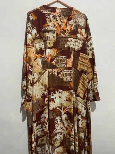 Vestido com manga longa!