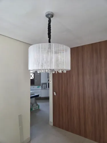 Lustre Pendente de Cristal com Cúpula